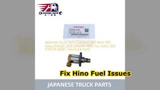 Hino 300 Common Rail SVC Valve 294200 2850 Replacement