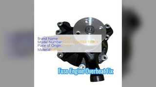 Mitsubishi Fuso Water Pump 6D17 Engine Repair