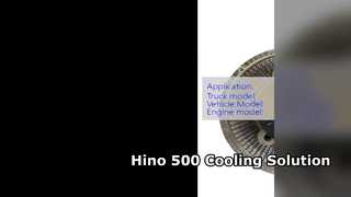 Hino 500 Fan Clutch 16250 E0070 J08E Engine