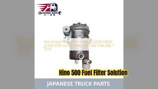 Hino 500 Fuel Filter Assy 23300 E0020 Replacement