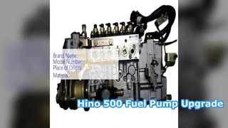 Hino 500 J08C Fuel Injection Pump S22040 2382 Repair