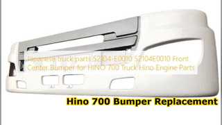 Hino 700 Front Center Bumper 52104E0010 Replacement