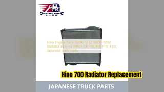 Hino 700 Profia P11C K13C Radiator Assembly Replacement