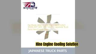 Hino FC500 Fan Blade S1630 62671 Durable Truck Parts