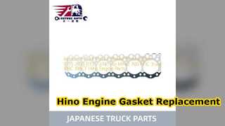 Hino P11C J08C Engine Cylinder Head Gasket Replacement