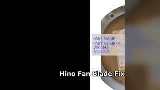 Hino 300 Dutro N04CT Engine Fan Blade