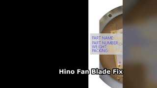Hino 300 N04CT Engine Fan Blade 1636178100
