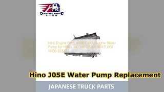 Hino 300 500 J05E Water Pump 16100 E0373 Replacement