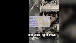 Hino 500 J08C Engine Used Assembly