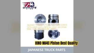 HINO N04C Piston Assy S130B E0M50 Reliable Engine Parts