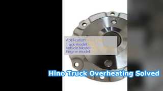 Hino 700 Truck Water Pump E13C E13CT