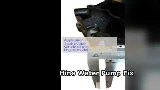 Hino 500 J08E Water Pump S1610 03971