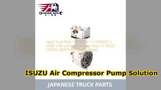 ISUZU 6WF1 Air Compressor Pump Replacement