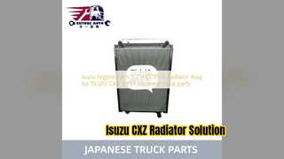 Isuzu CXZ 0PE Radiator Assy Engine Parts