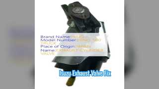 Isuzu Exhaust Brake Air Valve 8980332200 Replacement