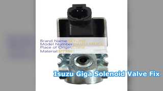 Isuzu Giga Magnetic Solenoid Valve 1825638712 Replacement
