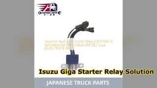 Isuzu Giga Starter Relay 1811710870 Reliable Truck Parts