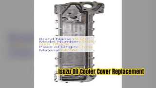 Isuzu FTR FVR Oil Cooler Cover 8943923280 Replacement