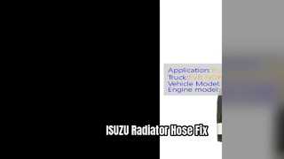 ISUZU FVR 6HK1 Radiator Hose 8980509241