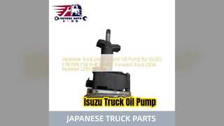 ISUZU FTR FVR Oil Pump 6HK1 L210 0029M