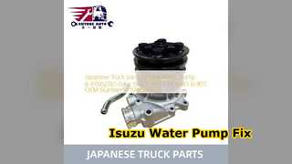 Isuzu FVR FTR Water Pump 8976027810 Engine Repair