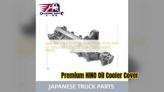 HINO H06CT H07D Oil Cooler Cover 15710 1600 Replacement