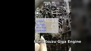 Used Isuzu Giga Engine Transmission 6WG1 For Sale
