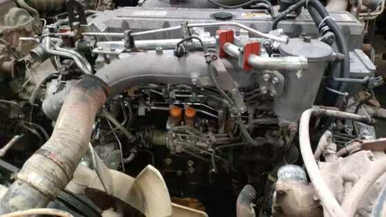 Japanese Truck Parts USED Engine with transmission Good Condition For ISUZU GIGA 6WG1 on sale Isuzu Used Parts