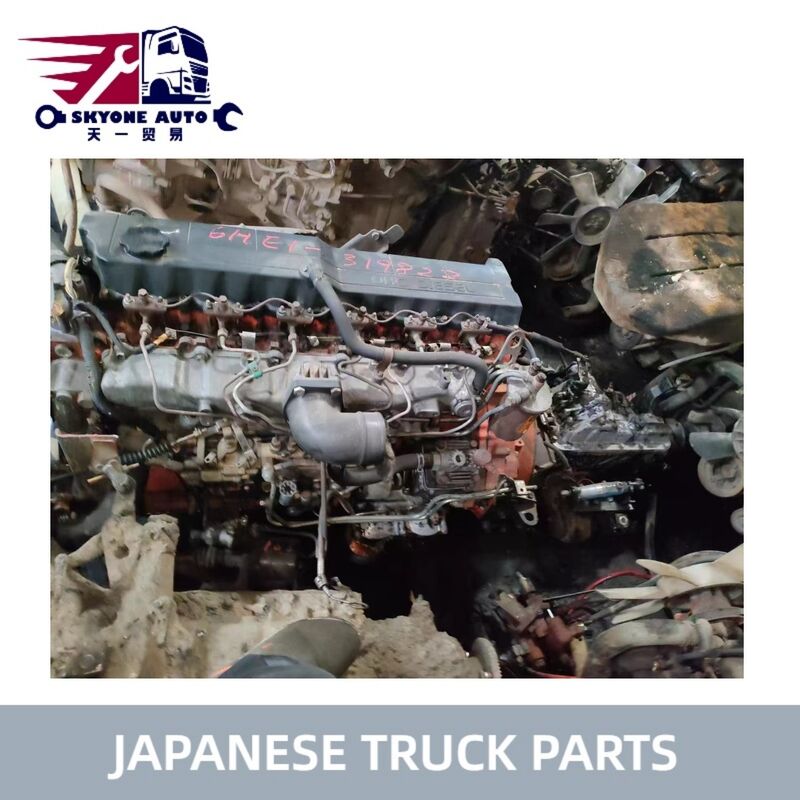 Japanese Truck Parts USED Engine with transmission Good Condition For ISUZU FSR FVR 6HE1 on sale Isuzu Used Parts