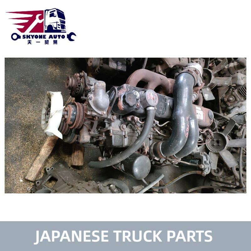 Japanese Truck Parts USED Engine with 6 speed transmission Good Condition For FUSO Fighter 6D17 on sale fuso Used Parts