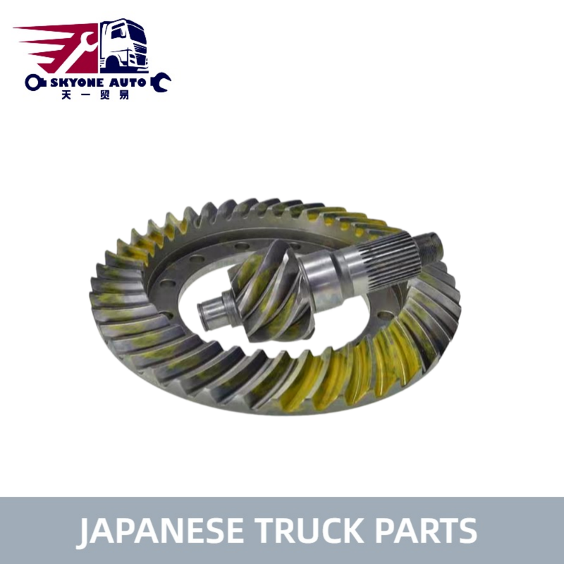 Japanese Truck Parts Final Drive Gear Set 41201-3210 41201-3200 Ratio 8/42 1 Use For HINO 500 FM8JLKM Truck HINO ENGINE PARTS