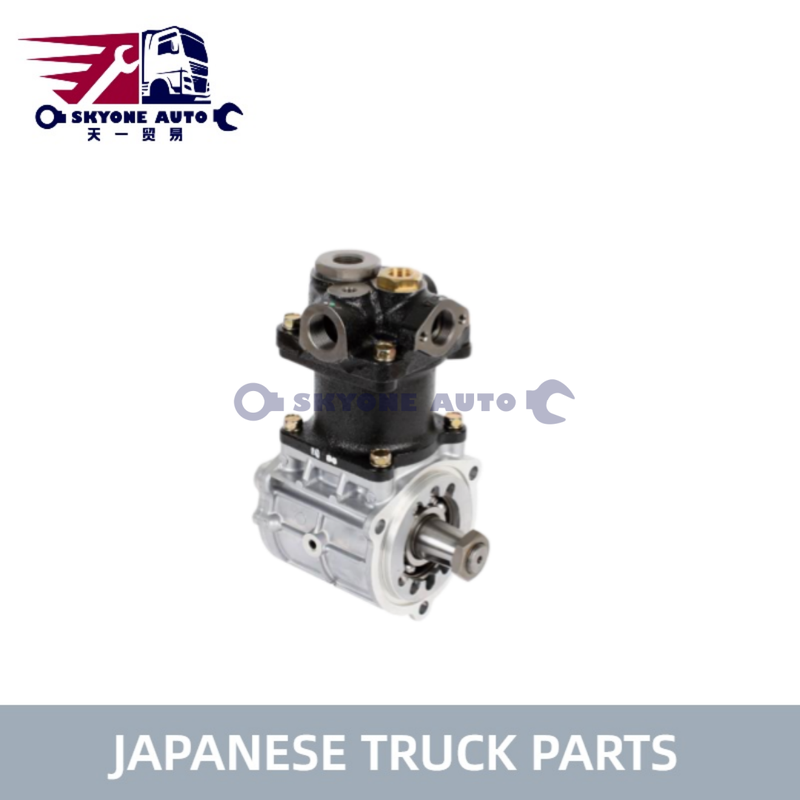 Japanese Truck Parts 29100-2102 80MM Air Compressor Pump Assy For HINO EH700 EM100 Truck HNTC Brand