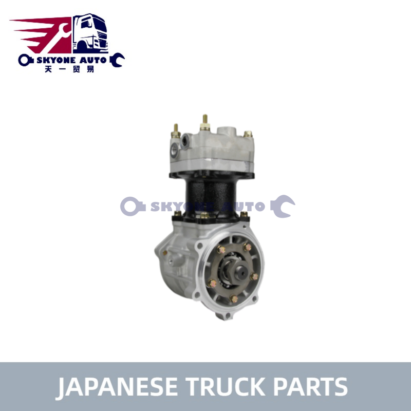 Japanese Truck Parts 29100-2910 80MM Air Compressor Pump Assy For HINO 500 J08C Truck HNTC Brand