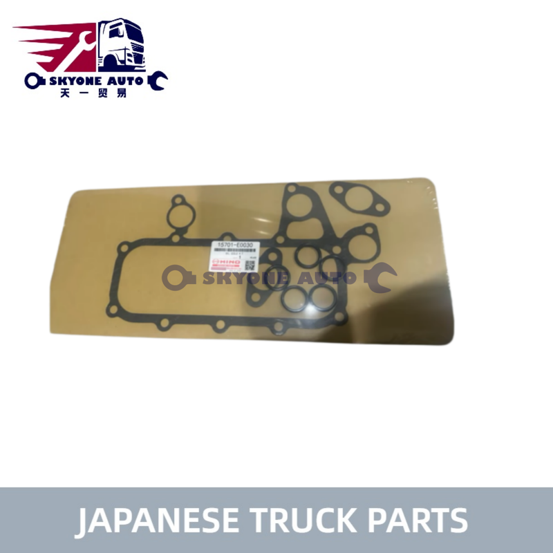 Japanese truck parts 15701-E0030 Oil Cooler Gasket for HINO 500 J08C J08E Truck Hino Engine Parts